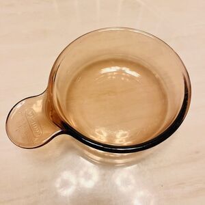 Vintage Vision Corning Ware V-150-B 5” Amber Brown Glass 15oz Grab It Bowl USA